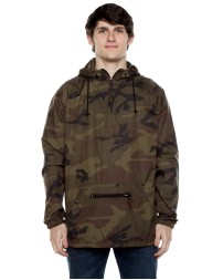 Beimar Drop Ship WB107BG   Unisex Nylon Packable Pullover Anorak Jacket