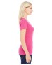 J America JA8136   Ladies' Glitter V-Neck T-Shirt