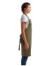 Artisan Collection by Reprime RP121   Unisex Barley Contrast Stitch Recycled Bib Apron